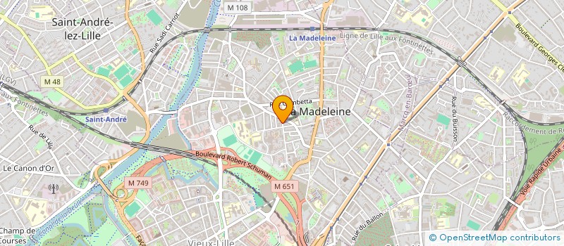 localisation de l'entreprise C R G à LA MADELEINE