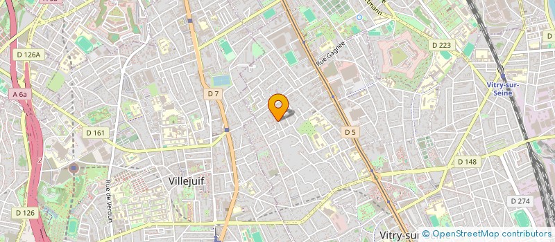 localisation de l'entreprise C.R.G à VITRY-SUR-SEINE