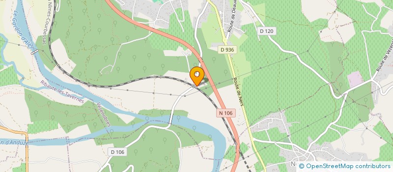 localisation de l'entreprise C.R.G  VEZENOBRES