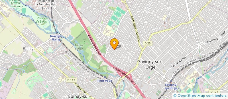 localisation de l'entreprise C.R.G.M  SAVIGNY-SUR-ORGE