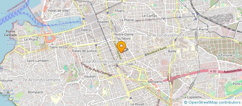 localisation de l'entreprise C.R.I  MARSEILLE