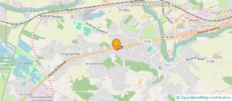 localisation de l'entreprise C.R.I. à SAIX
