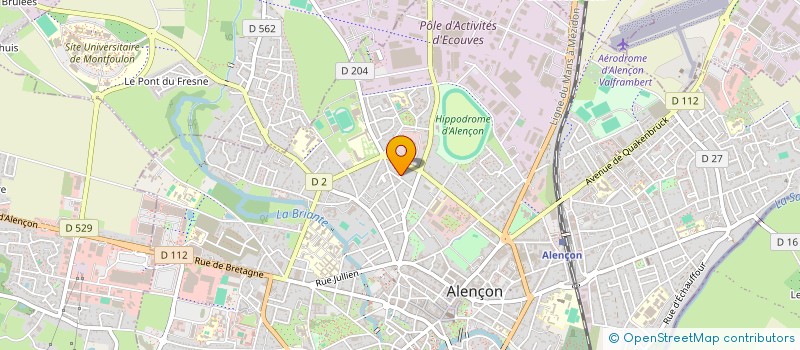 localisation de l'entreprise C.R.I à ALENCON
