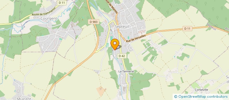 localisation de l'entreprise C.R.I CONSULTANT RESEAUX INCENDIE à SEPTEUIL