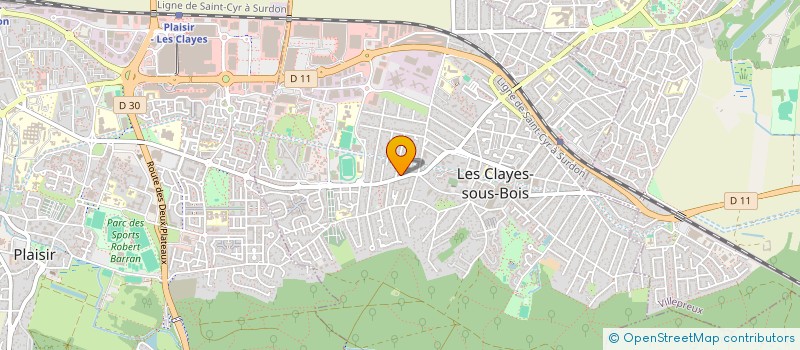 localisation de l'entreprise C.R.I.F.E à LES CLAYES-SOUS-BOIS