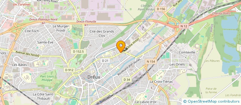 localisation de l'entreprise C.R.I.M.A à DREUX