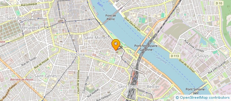 localisation de l'entreprise C R I S A  BORDEAUX