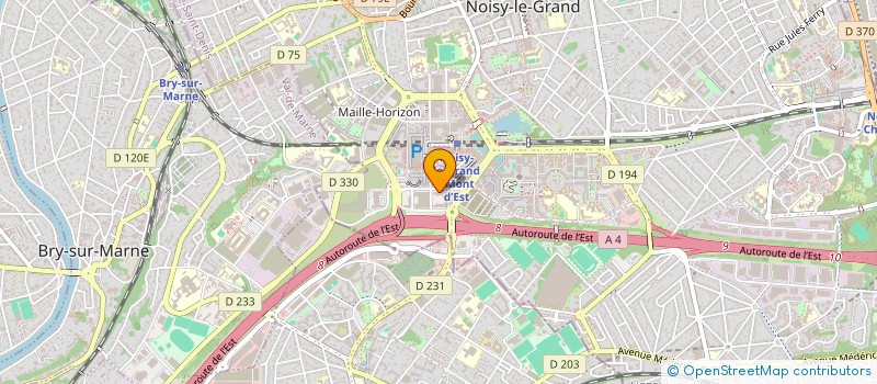 localisation de l'entreprise C.R. IMPRESSION COMMUNICATION  NOISY-LE-GRAND