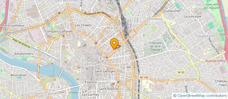 localisation de l'entreprise C.R INVEST à TOULOUSE