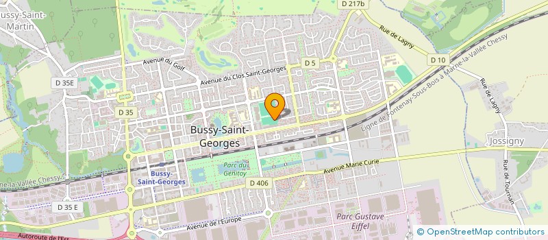 localisation de l'entreprise C.R INVESTI  BUSSY-SAINT-GEORGES