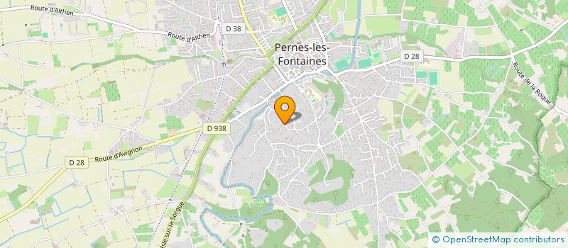 localisation de l'entreprise C.R.J.  PERNES-LES-FONTAINES