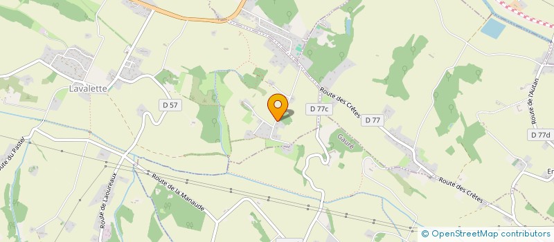 localisation de l'entreprise C.R.M.  LAVALETTE