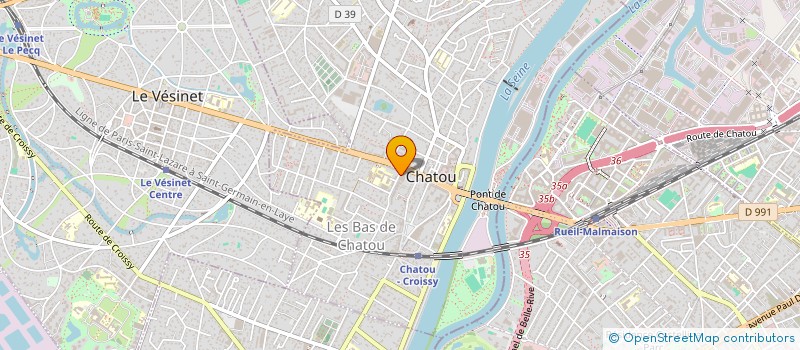 localisation de l'entreprise C.R.O PARIS  CHATOU