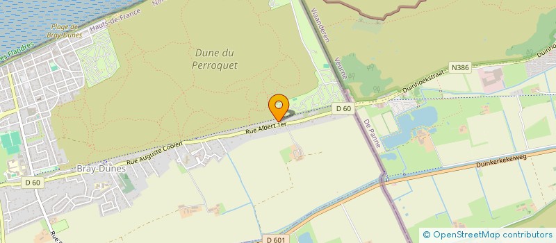 localisation de l'entreprise C.R.P  BRAY-DUNES