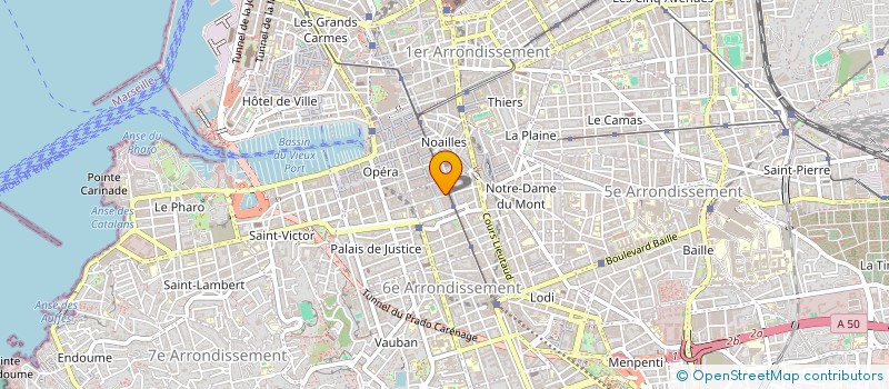 localisation de l'entreprise C.R PATRIMOINE à MARSEILLE