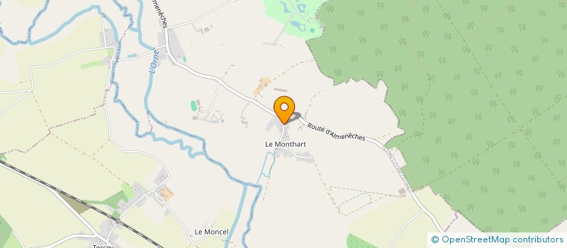 localisation de l'entreprise C.R.S. à AUNOU-LE-FAUCON