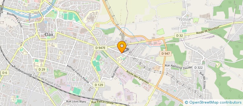 localisation de l'entreprise C.R.S CARRELAGES  DAX