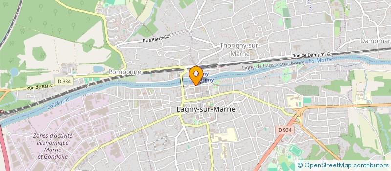 localisation de l'entreprise C.R.S. CONSTRUCTION-RENOVATION à LAGNY-SUR-MARNE
