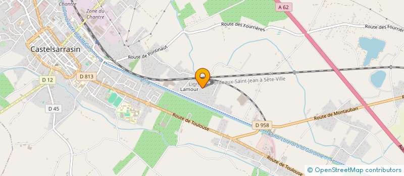 localisation de l'entreprise C.R.S.CREATION RENOVATION SERVICE  CASTELSARRASIN