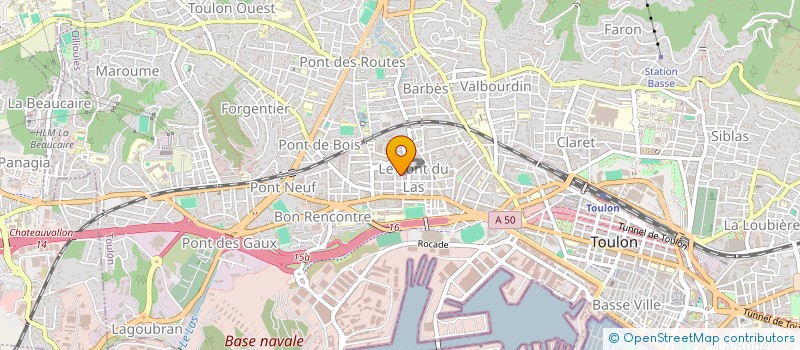 localisation de l'entreprise C & R SPORT AFRICA SAS  TOULON