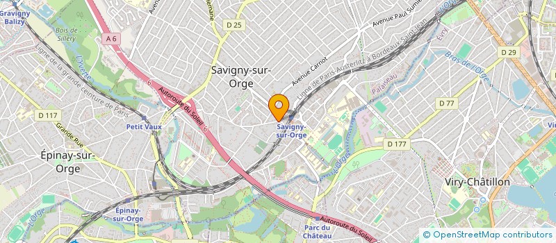 localisation de l'entreprise C.R.T.B.G. à SAVIGNY-SUR-ORGE