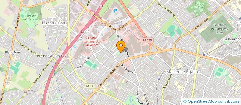 localisation de l'entreprise C.R.T. CREER - RENOVER - TRANSFORMER  TOURCOING