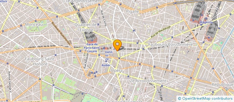 localisation de l'entreprise C.R.T.E.  PARIS