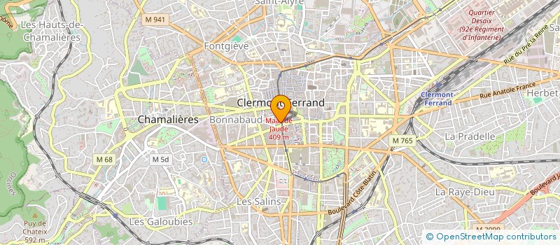 localisation de l'entreprise C R T F 63  CLERMONT-FERRAND