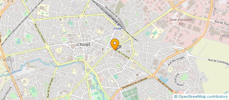 localisation de l'entreprise C.R.T.M à CHOLET