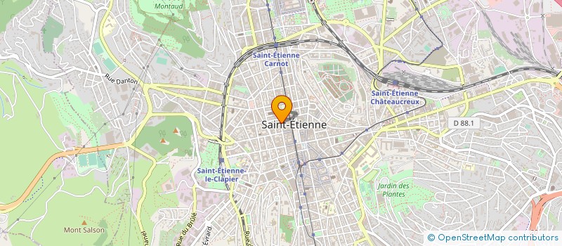 localisation de l'entreprise C.R. TRANSACTIONS  SAINT-ETIENNE