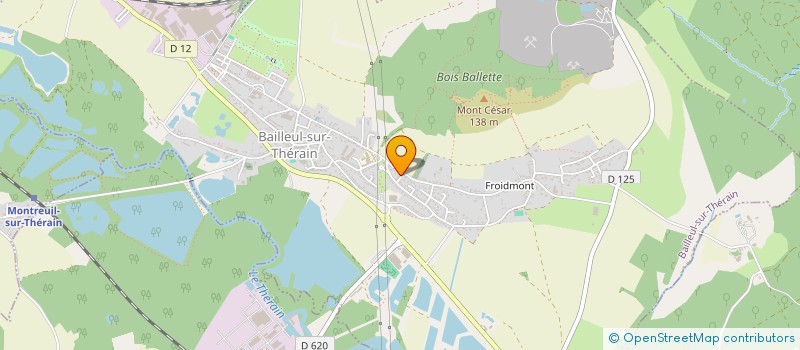 localisation de l'entreprise C.R TRANSPORT  BAILLEUL-SUR-THERAIN