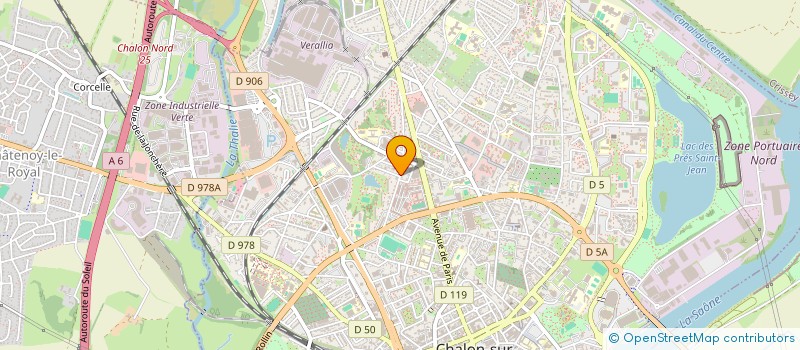 localisation de l'entreprise C.R. TRUFFET à CHALON-SUR-SAONE
