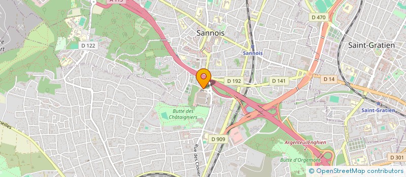 localisation de l'entreprise C.R.V.S. à SANNOIS