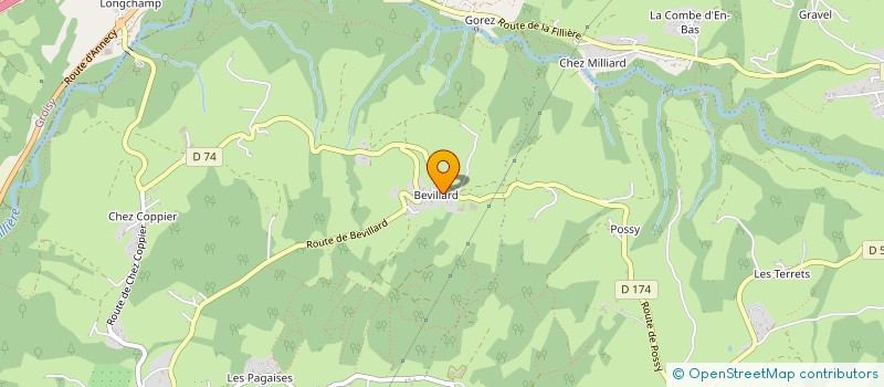 localisation de l'entreprise C.R.Z. à FILLIERE