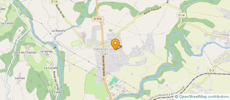 localisation de l'entreprise C-RAMS  VALLIERES-SUR-FIER