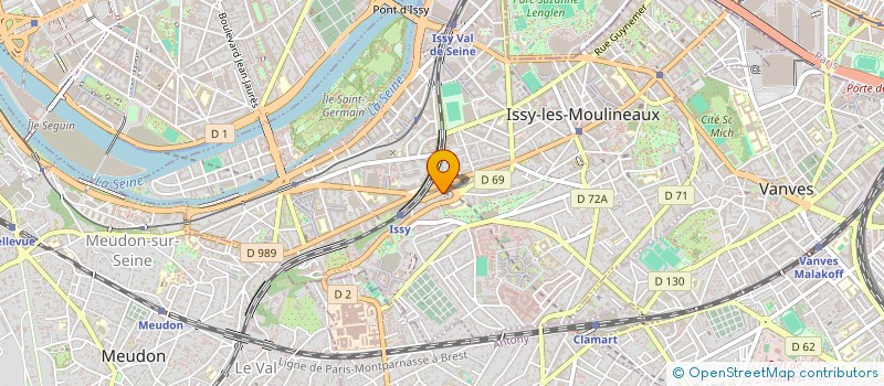 localisation de l'entreprise C RASCAL M à ISSY-LES-MOULINEAUX