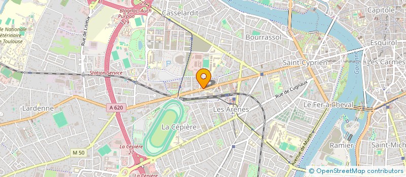 localisation de l'entreprise C@RDISTIM à TOULOUSE