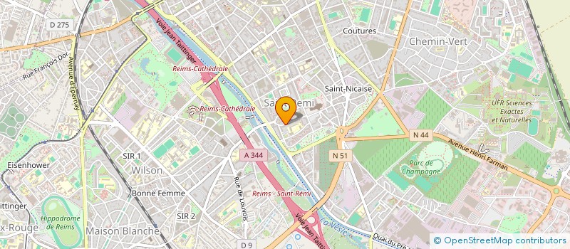 localisation de l'entreprise C'RELOOK à REIMS