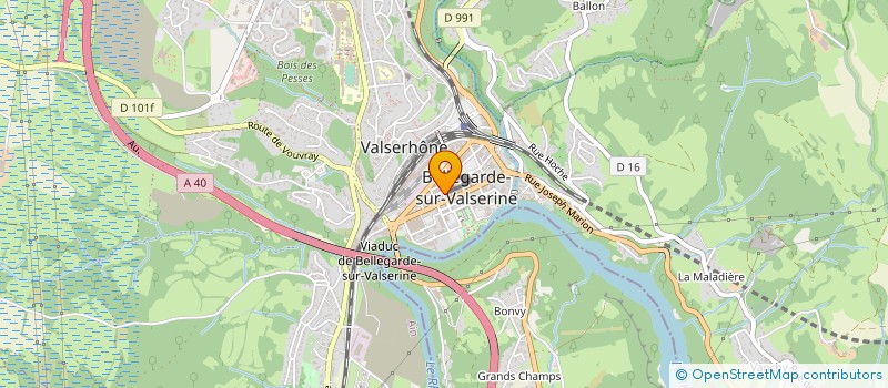 localisation de l'entreprise C.RENA IMMO à VALSERHONE