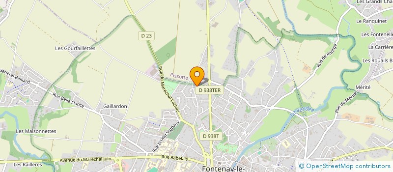 localisation de l'entreprise C'RENITY CONCIERGERIE  FONTENAY-LE-COMTE