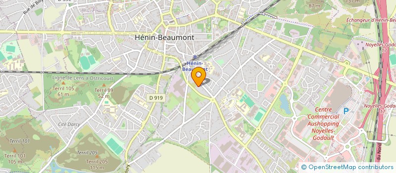 localisation de l'entreprise C'REPARE  HENIN-BEAUMONT