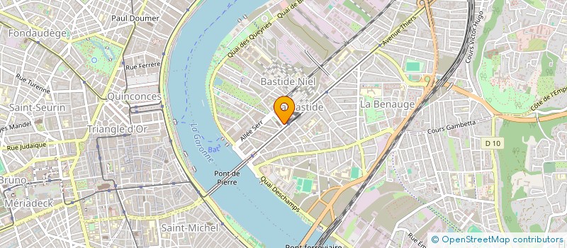 localisation de l'entreprise C.RIVIERE à BORDEAUX