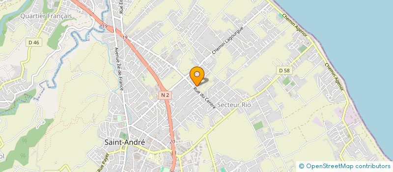 localisation de l'entreprise C'RNOVA REUNION  SAINT-ANDRE