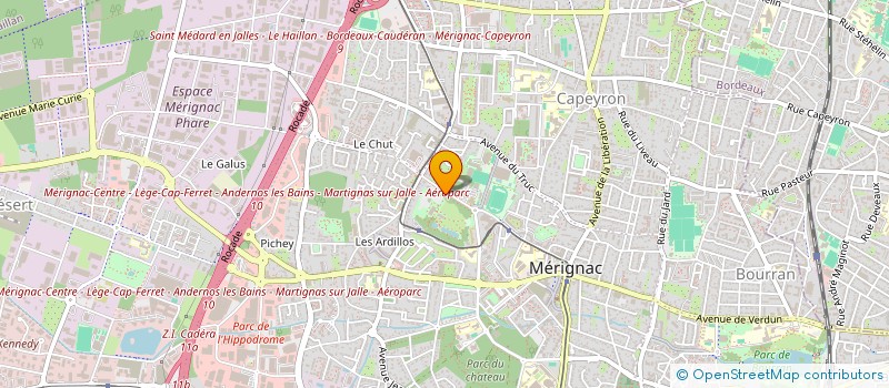localisation de l'entreprise C ROCK LA LUNE à MERIGNAC