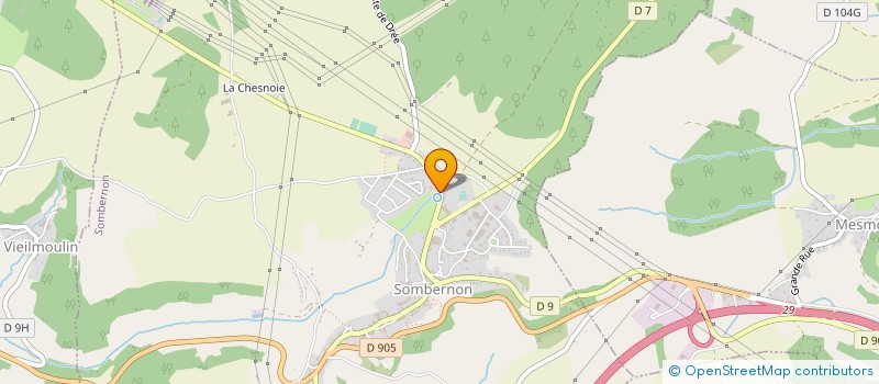 localisation de l'entreprise C'RRURERIE à SOMBERNON