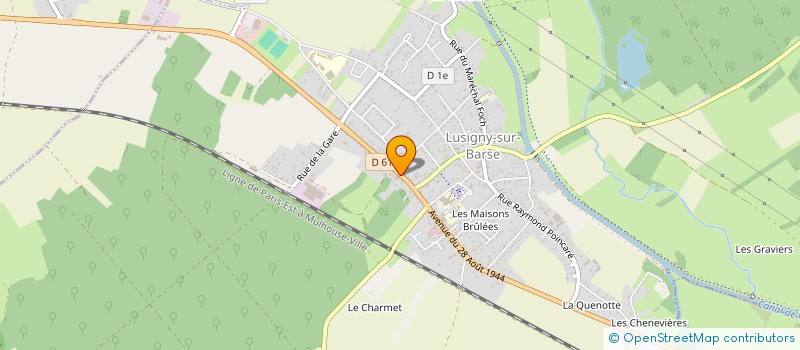 localisation de l'entreprise C.S. à LUSIGNY-SUR-BARSE