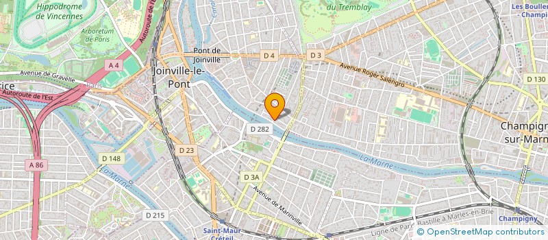 localisation de l'entreprise C & S à JOINVILLE-LE-PONT