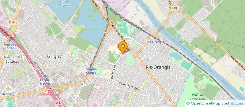 localisation de l'entreprise C&S  RIS-ORANGIS