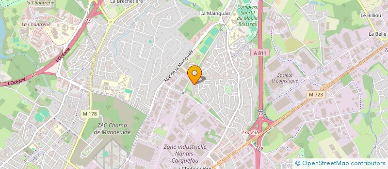 localisation de l'entreprise C&S  CARQUEFOU