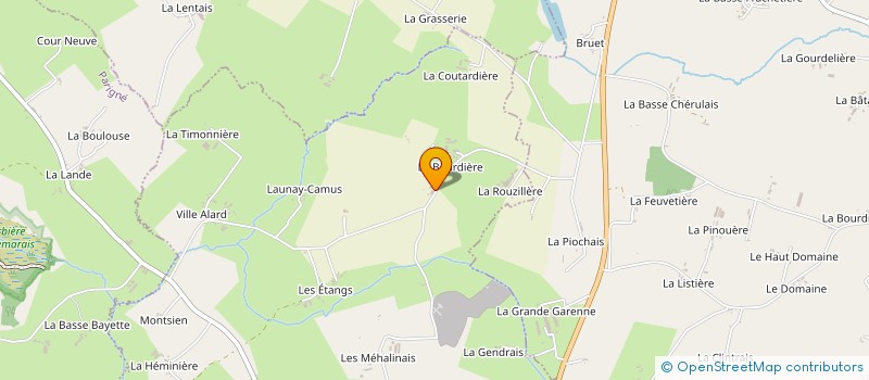 localisation de l'entreprise C.S.A.  LA CHAPELLE FLEURIGNE